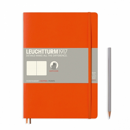 Leuchtturm1917 - CAIET B5 VELIN COP. FLEXIBILA PORTOCALIU LEUCHTTURM1917