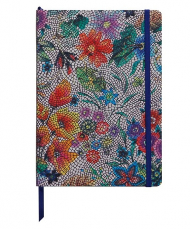 Clairefontaine - Notebook Hard cover piele, A5, 144 pagini, Multicolor Flowers, Clairefontaine