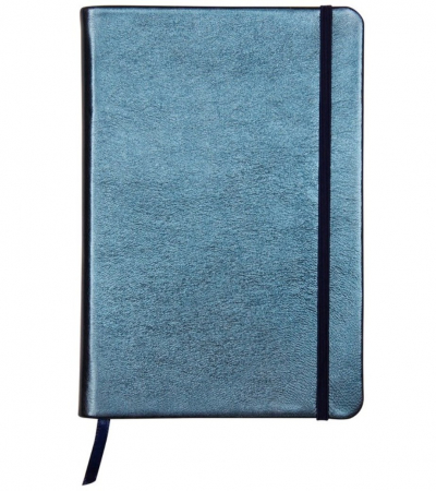 Clairefontaine - Notebook Hard cover din piele Cuirise, A5 Indigo, Clairefontaine