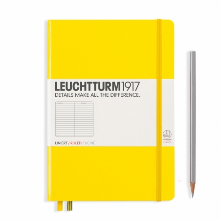 Leuchtturm1917 - CAIET A5 DR COP. RIGIDA GALBEN LEUCHTTURM1917