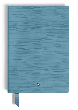 Nou! - Notebook Small, 4810 Smoky Blue Leather, Blue, Lined Pages, Montblanc