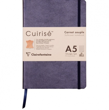 Clairefontaine - Notebook Soft cover din piele Cuirise, A5 Oil, Clairefontaine
