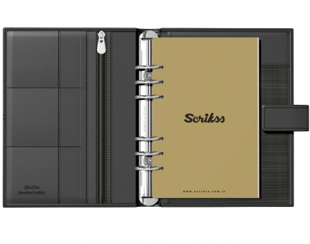 Organizator A5 Piele Soft Black, Scrikss [4]