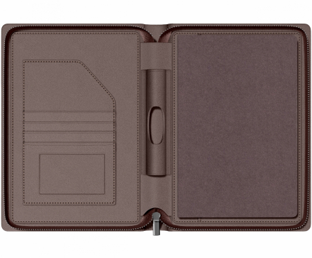 Mapa Conferinta Oxford cu Agenda A5 Premium Brown, Scrikss [3]