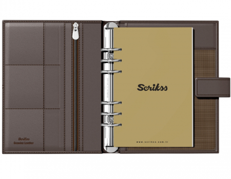Organizator A5 Piele Soft Brown, Scrikss [4]