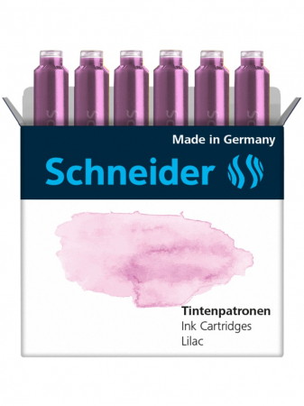 Schneider - Patroane Cerneala Schneider Pastel Liliac 6 buc/set