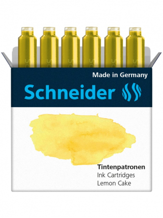 Schneider - Patroane Cerneala Schneider Pastel Lemon Cake 6 buc/set