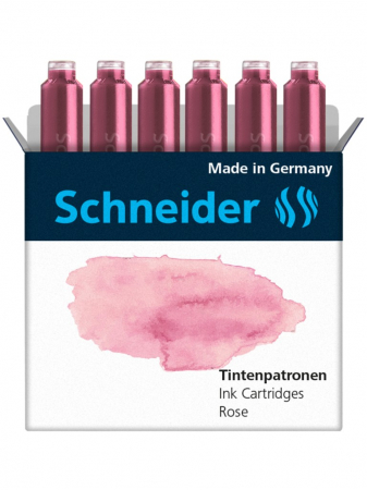 Schneider - Patroane Cerneala Schneider Pastel Rose 6 buc/set