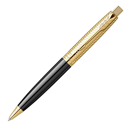 Instrumente de scris - Pix Aster Chevron Black & Gold, Parker