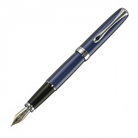 Diplomat - Stilou Excellence A2 Midnight Blue Chrome 14K, Diplomat