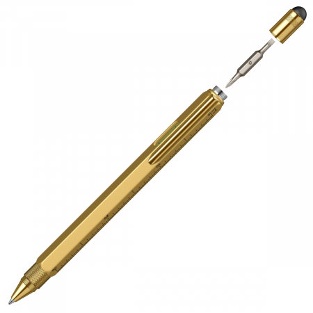 Pix Stylus Tool Pen Brass, Monteverde USA [4]