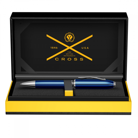 Pix Peerless 125 Engraved Quartz Blue PT, Cross [5]