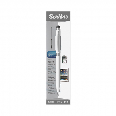 Pix Scrikss Touch Pen 599 Pearl White CT [2]