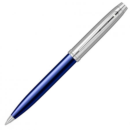 Sheaffer - Pix Sheaffer 100 Translucent Blue & Brushed Chrome NT