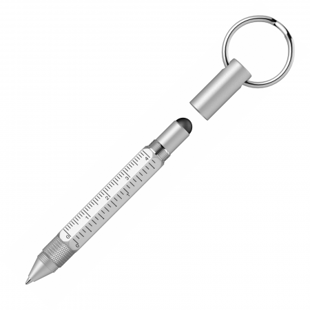 Pix Tool Pen Keychain Stylus Silver CT Monteverde USA [2]