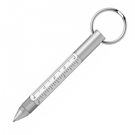 Nou! - Pix Tool Pen Keychain Stylus Silver CT Monteverde USA