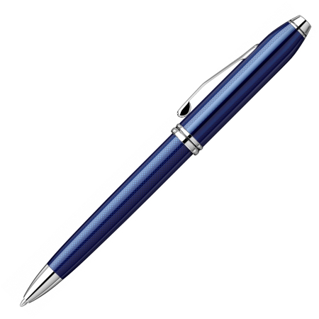 Pix Townsend Engraved Diamond Translucent Cobalt Blue CT, Cross [2]