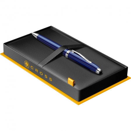 Pix Townsend Engraved Diamond Translucent Cobalt Blue CT, Cross [3]