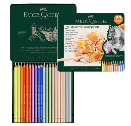 Brand - Polychromos Creioane Colorate 20 Culori 2026, Faber-Castell