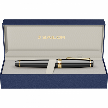 Stilou Pro Gear Black GT, Regular Size 21K, Sailor [1]