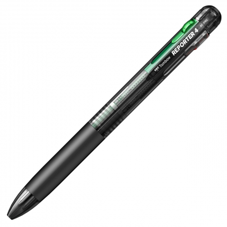 Quatropen Reporter 4 Black Translucid Tombow [3]