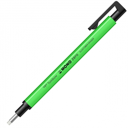 Radiere Arta si Grafica - Radiera Mono Zero ROUND Neon Green, Tombow