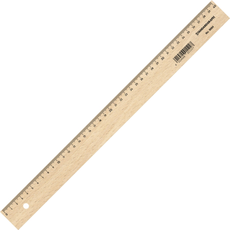 Instrumente Geometrie - Rigla Lemn 40 cm, Standardgraph