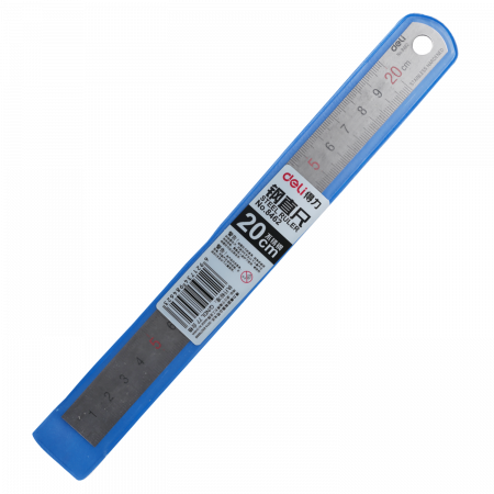 Rigla Metal 20 cm Deli [4]