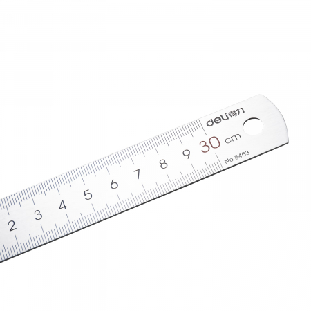 Rigla Metal 30 cm Deli [1]