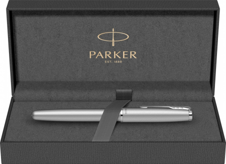 Roller Parker Sonnet Royal Essential Sandblast SS Chrome CT [4]