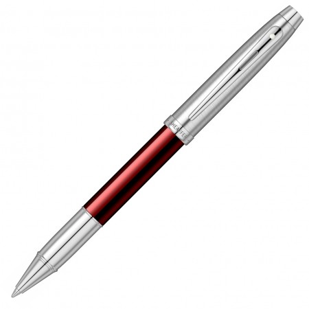 Sheaffer - Roller Sheaffer 100 Translucent Red & Brushed Chrome NT, Sheaffer