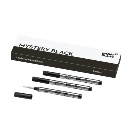 Mine Roller - RollerBall Small Refills Mystery Black set 3 buc, Montblanc