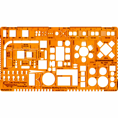 Sabloane - Sablon Arhitectura Scara 1/50 Standardgraph