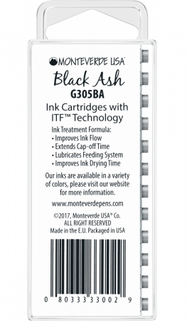 Set 12 cartuse Monteverde USA Core Black Ash [1]