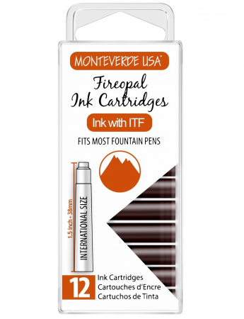 Set 12 cartuse Monteverde USA Gemstone Fireopal
