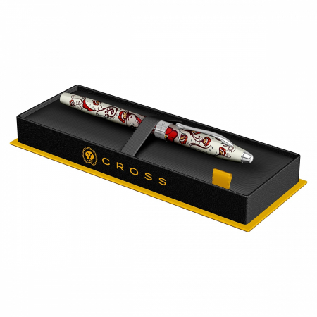 Set Stilou Botanica Red Hummingbird Vine CT+ Esarfa matase naturala 2, Cross [1]