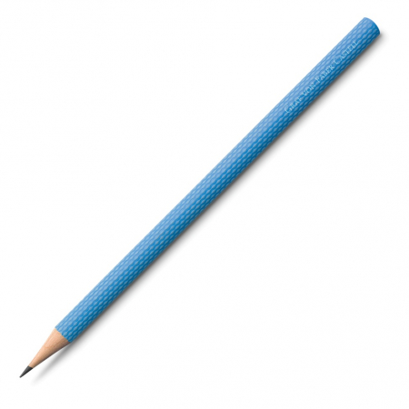 Set 3 Creioane Grafit Guilloche Gulf Blue Graf Von Faber-Castell [1]