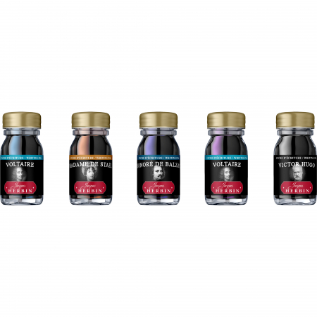 Set 5 Calimara 10 ml French Writers, Jacques Herbin [1]