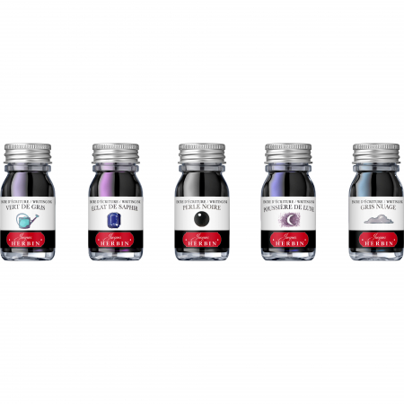 Set 5 Calimara 10 ml Pearl of Inks Seasons Winter, Jacques Herbin [1]