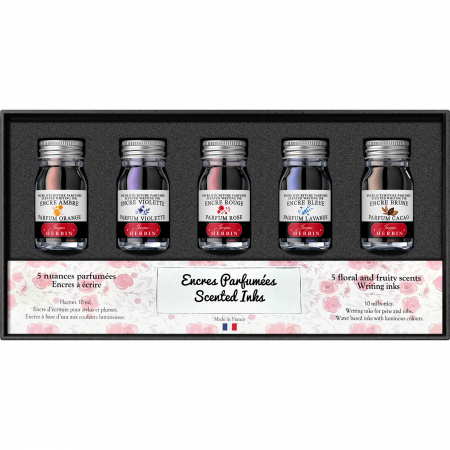 Calimari Cerneala - Set 5 Calimara 10 ml Writing Scented Parfum, Jacques Herbin