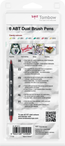 Set 6 Culori Pastel Dual Brush Pen Tombow [3]