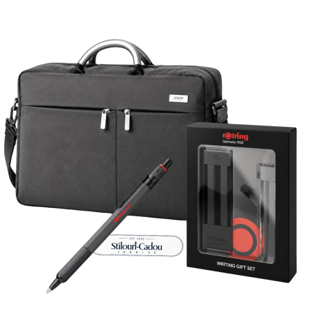 Seturi Rotring - Set Pix Rotring 600 + Geantă Laptop Lexon + Agendă + Etui cu Elastic