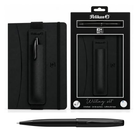 Brand - Set Agendă Oxford Signature + Pix Pelikan Jazz Noble Elegance Black + Etui Negru