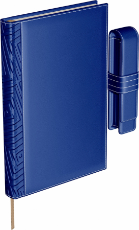 Set Agenda Piele B5 + Pouch Pen Blue, Princ Leather [6]