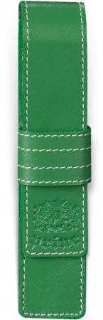 Set Agenda Piele B5 + Pouch Pen Green, Princ Leather [1]