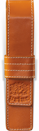 Set Agenda Piele B5 + Pouch Pen Orange, Princ Leather [1]