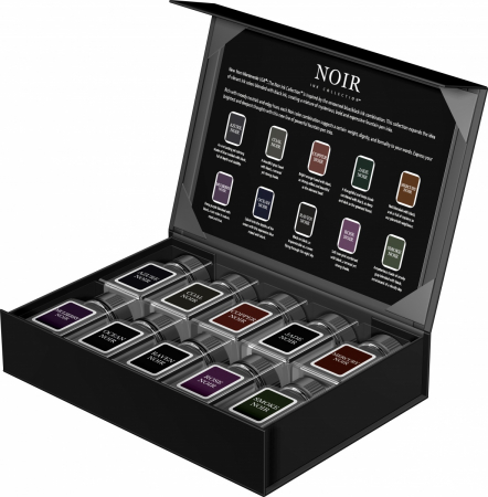Seturi calimari Monteverde USA - Set cadou 10 calimari Noir Collection Monteverde USA