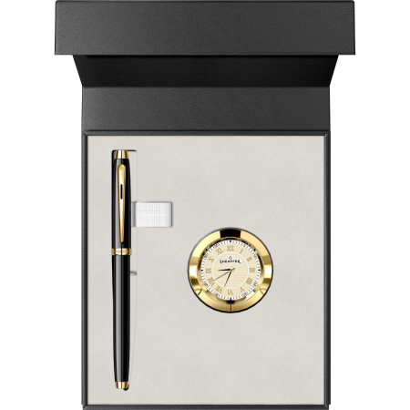 Set Cadou Sheaffer 100 Glossy Black GT Stilou & Ceas [2]