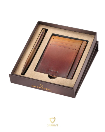 Set Cadou Sheaffer Coffee Edition – Stilou & Portcard din piele [3]