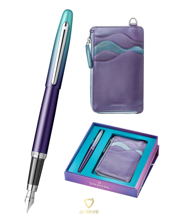 Cadouri de Craciun - Set Cadou Sheaffer VFM Expression – Stilou & Portcard din piele